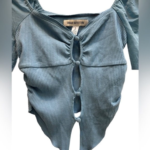 Urban Outfitters “Close to Me Peakaboo” Cotton blend crop top, NWT size small! - Picture 9 of 12